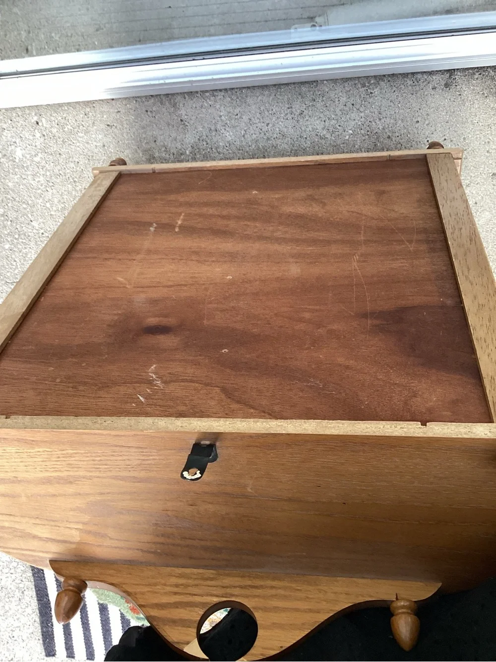 Vintage Oak Glass-Door Display Cabinet - Curio - Display for Collectibles